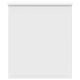 Storage Box White 40x42x46 cm Engineered Wood - Top-Down View