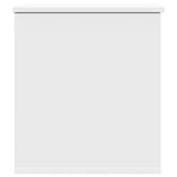 Storage Box White 40x42x46 cm Engineered Wood - 45-Degree Angle