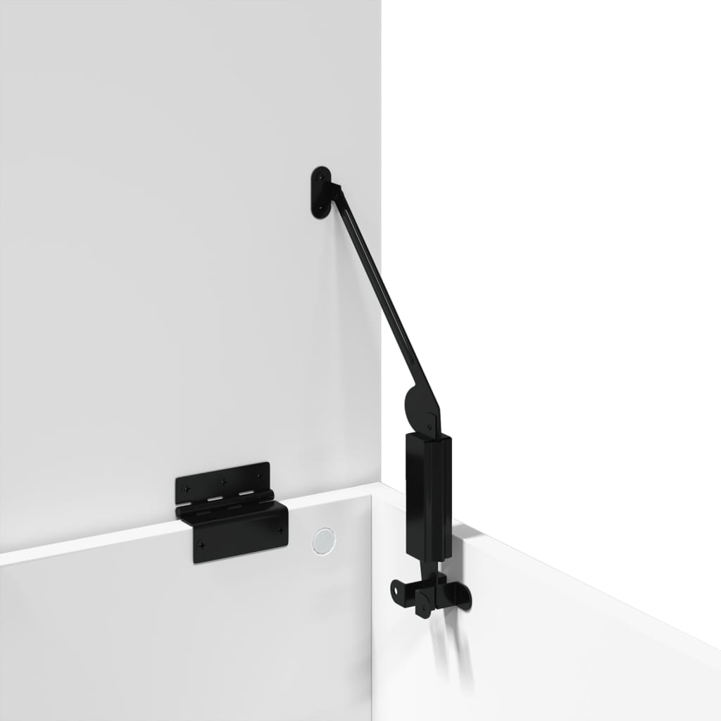 Storage Box White 40x42x46 cm Engineered Wood