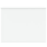 Storage Box White 60x42x46 cm Engineered Wood