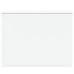 Storage Box White 60x42x46 cm Engineered Wood