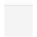 Storage Box White 100x42x46 cm Engineered Wood