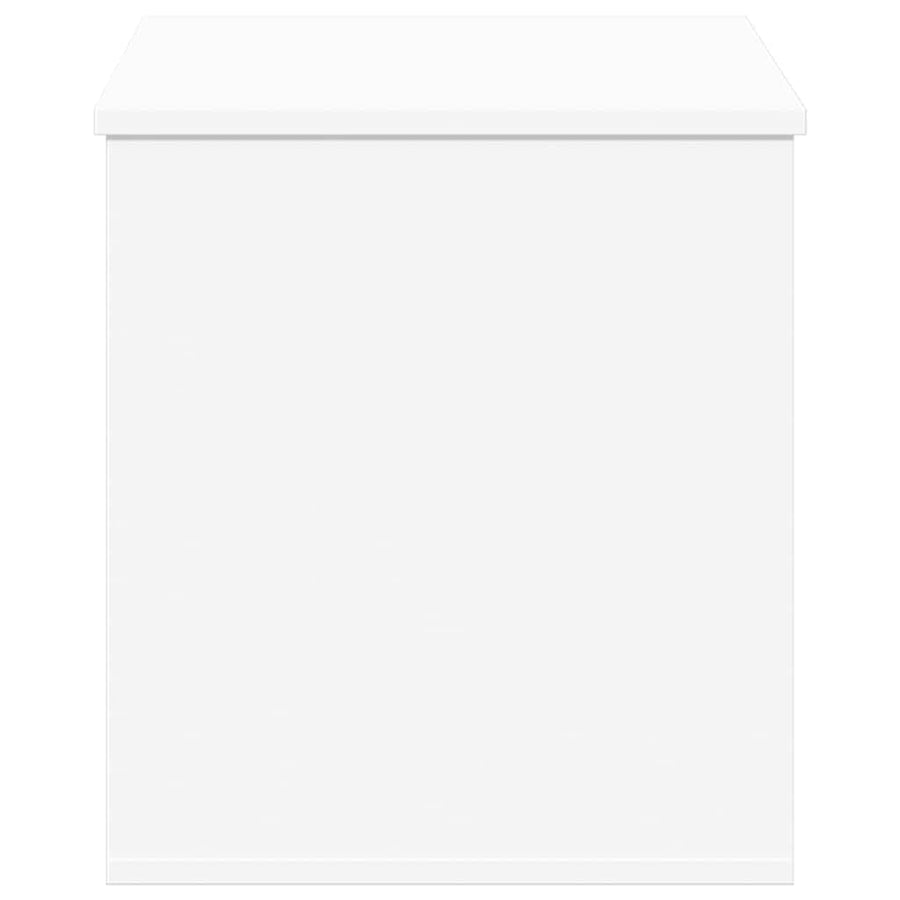 Storage Box White 100x42x46 cm Engineered Wood