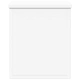 Storage Box White 30x35x35 cm Engineered Wood