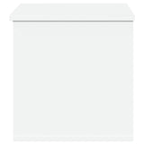 Storage Box White 60x35x35 cm Engineered Wood - 45-Degree Angle