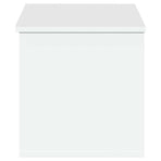 Storage Box White 90x35x35 cm Engineered Wood