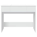 Dressing Table with Mirror White 100x45x76 cm