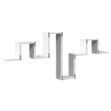 Wall Shelf White 104.5x10x43 cm Engineered Wood - Close-Up Angle