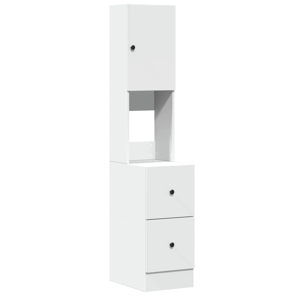 Kitchen Cabinet White 35x50x180 cm Engineered Wood