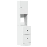 Kitchen Cabinet White 35x50x180 cm Engineered Wood - Front View