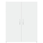 File Cabinet White 60x32x77.5 cm Engineered Wood