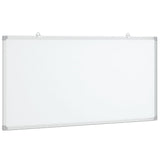 Magnetic Whiteboard 60x30x1.7 cm Aluminium - Front View