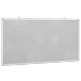 Magnetic Whiteboard 60x30x1.7 cm Aluminium - Top-Down View