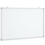Magnetic Whiteboard 80x50x1.7 cm Aluminium - Front View