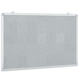 Magnetic Whiteboard 80x50x1.7 cm Aluminium
