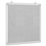 Magnetic Whiteboard 60x60x1.7 cm Aluminium - Top-Down View