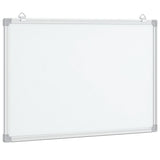 Magnetic Whiteboard 80x60x1.7 cm Aluminium - Front View