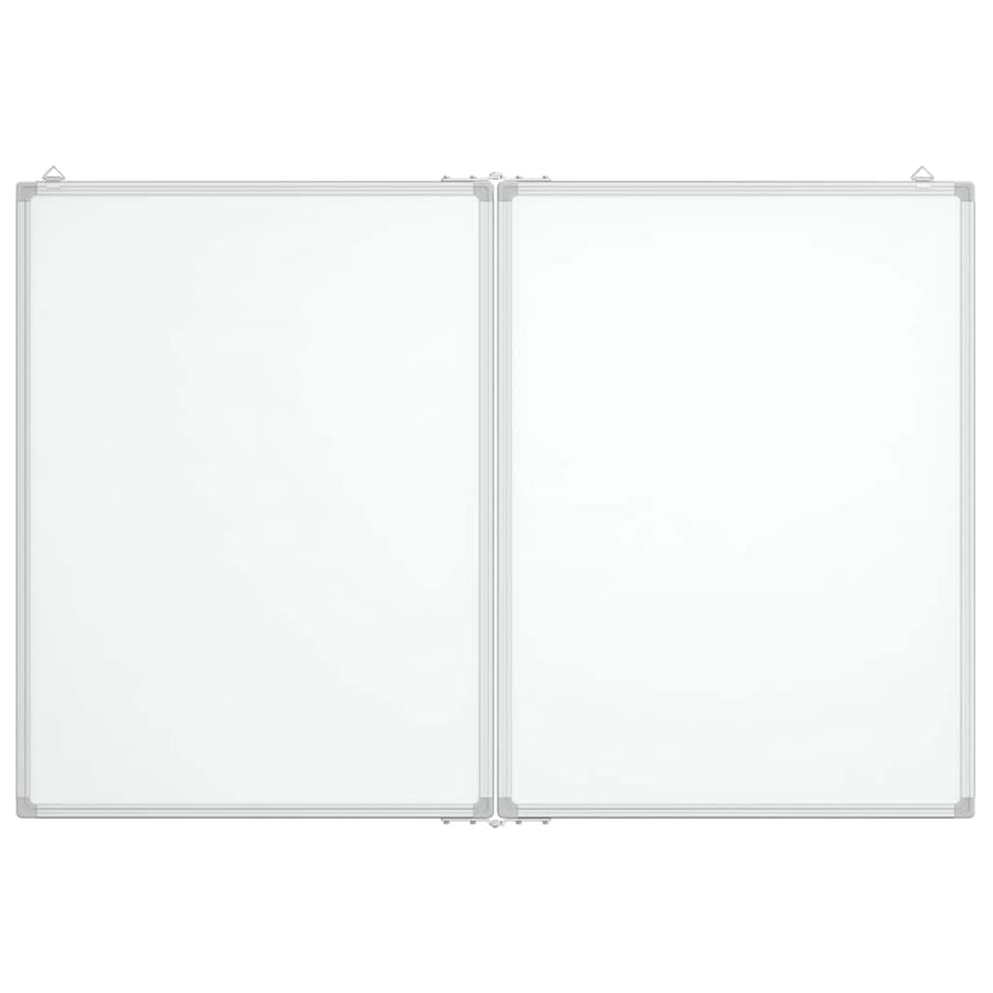Magnetic Whiteboard Foldable 100x80x1.7 cm Aluminium