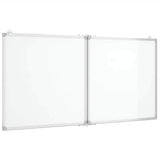 Magnetic Whiteboard Foldable 120x60x1.7 cm Aluminium