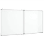 Magnetic Whiteboard Foldable 120x60x1.7 cm Aluminium