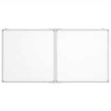 Magnetic Whiteboard Foldable 120x60x1.7 cm Aluminium - Side View