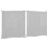 Magnetic Whiteboard Foldable 120x60x1.7 cm Aluminium