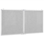 Magnetic Whiteboard Foldable 120x60x1.7 cm Aluminium