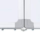 Magnetic Whiteboard Foldable 120x60x1.7 cm Aluminium - Rear View