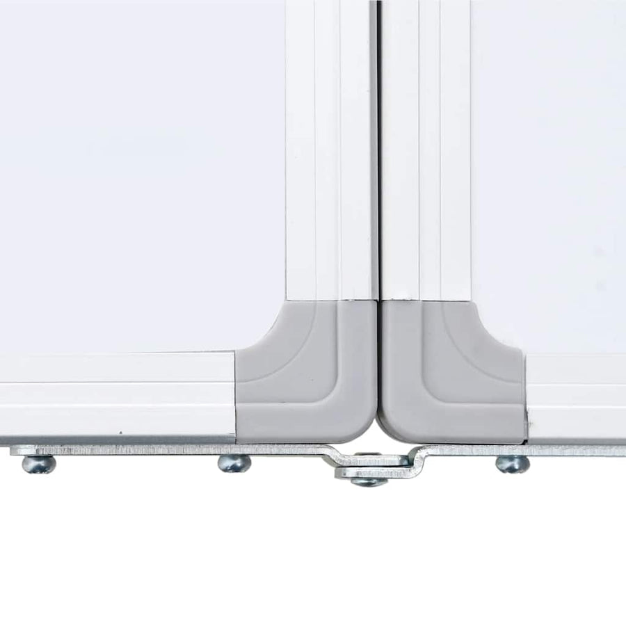 Magnetic Whiteboard Foldable 120x60x1.7 cm Aluminium