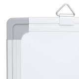 Magnetic Whiteboard Foldable 120x80x1.7 cm Aluminium - 45-Degree Angle