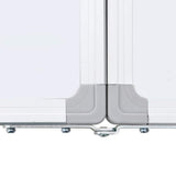 Magnetic Whiteboard Foldable 120x80x1.7 cm Aluminium - Rear View