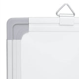 Magnetic Whiteboard Foldable 120x100x1.7 cm Aluminium - 45-Degree Angle