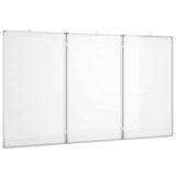 Magnetic Whiteboard Foldable 120x80x1.7 cm Aluminium