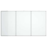 Magnetic Whiteboard Foldable 120x80x1.7 cm Aluminium