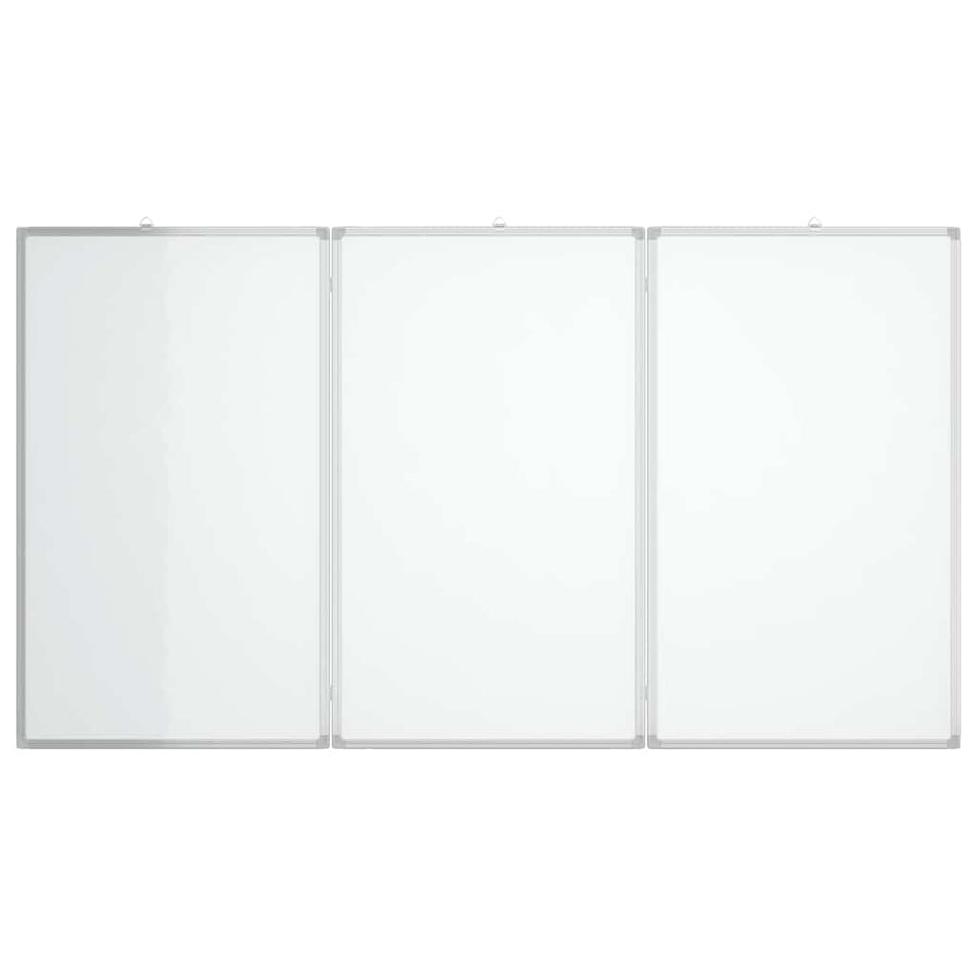 Magnetic Whiteboard Foldable 120x80x1.7 cm Aluminium