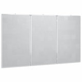 Magnetic Whiteboard Foldable 120x80x1.7 cm Aluminium