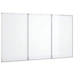 Magnetic Whiteboard Foldable 120x100x1.7 cm Aluminium