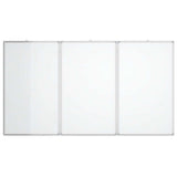 Magnetic Whiteboard Foldable 120x100x1.7 cm Aluminium