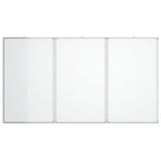 Magnetic Whiteboard Foldable 120x100x1.7 cm Aluminium