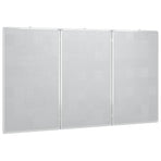 Magnetic Whiteboard Foldable 120x100x1.7 cm Aluminium