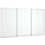Magnetic Whiteboard Foldable 150x80x1.7 cm Aluminium