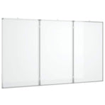 Magnetic Whiteboard Foldable 150x80x1.7 cm Aluminium