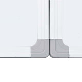 Magnetic Whiteboard Foldable 150x80x1.7 cm Aluminium