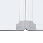 Magnetic Whiteboard Foldable 150x80x1.7 cm Aluminium