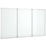 Magnetic Whiteboard Foldable 150x100x1.7 cm Aluminium
