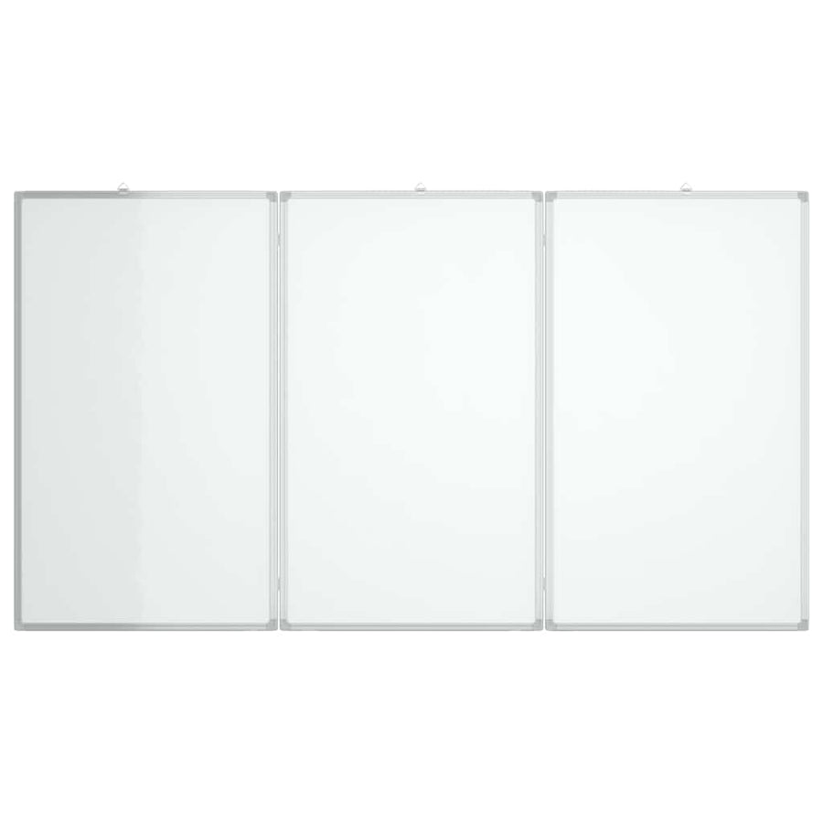 Magnetic Whiteboard Foldable 150x100x1.7 cm Aluminium