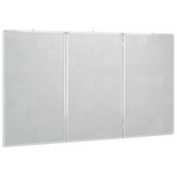 Magnetic Whiteboard Foldable 150x100x1.7 cm Aluminium