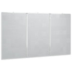 Magnetic Whiteboard Foldable 150x100x1.7 cm Aluminium