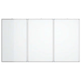 Magnetic Whiteboard Foldable 180x80x1.7 cm Aluminium