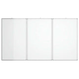 Magnetic Whiteboard Foldable 180x100x1.7 cm Aluminium